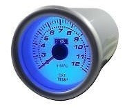 Universal Racing Coche Led Egt Gauge (¿2? / 52 Mm) Con Egt K 0