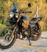 Kis X2 Custom Motorcycle Saddlebags Double Pocket Cafe Racer Green Cordura Brown Laces Motoscba 3