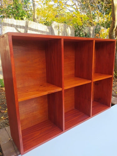 FAMILY WOOD Montessori Organizer Library 1