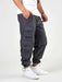 Men's Wrinkled Effect Cargo Jogger Pants 2