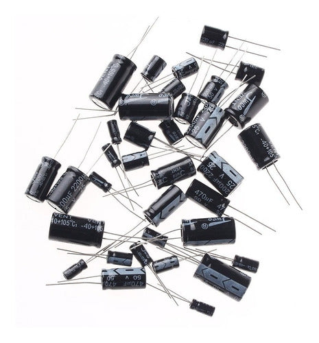 COMPONENTES MERLO 10 Units Capacitor 33x250 Electrolitico 33uf X 250v 0