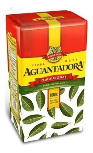 Aguantadora Traditional Yerba Mate X 1kg X 12 Units 0