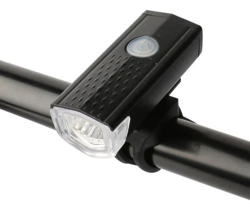 USB Rechargeable Front LED Bike Light Waterproof - 300 Lumens 1