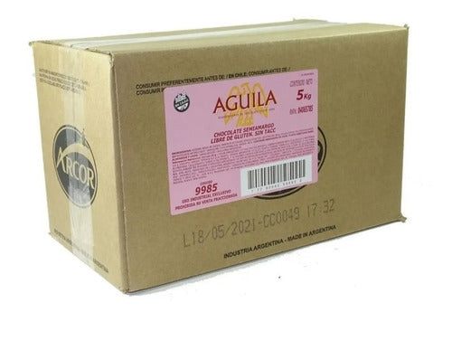 Caja X 5 Kg Chocolate Aguila Taza Semiamargo 0