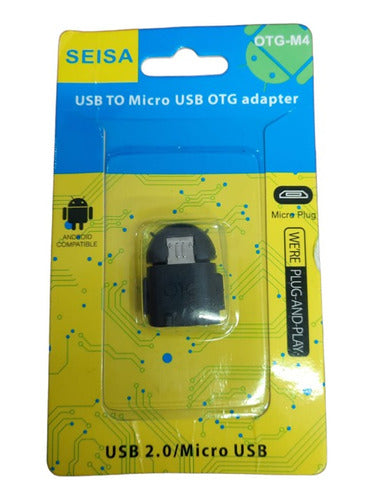 OTG Adapter for Cellphones Micro USB to USB 2.0 4