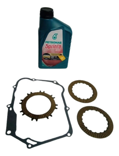 Kit Embrague Crono Classic 110 + Junta + Aceite - Bmd Motos 0