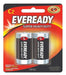 Eveready C Size Carbon Zinc Batteries Pack of 8 1