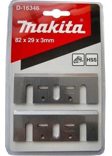 Makita Juego Cuchilla Cepillo D-16346 Hss 82mm Reafilable 0