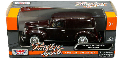 1940 Ford Sedan Delivery 1:24 Motor Max A4691 0