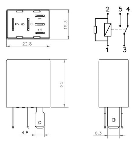 Relay Rele Micro Yamaha Yfz R 450 2021. En Panther Motos 1