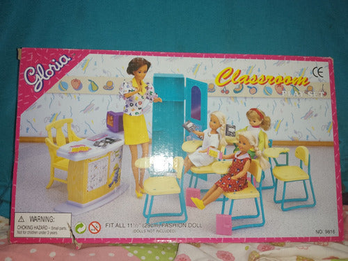 Gloria School Teacher Playset for Barbie Doll 0