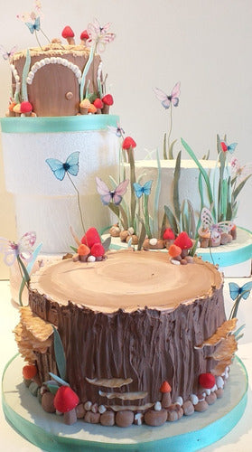 Pasteleria Prut Tortas Decoradas Bosque Encantado, Hadas, Bosque Magico 1