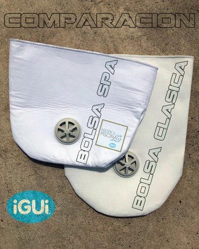 iGUi SPA Line Filter Bag - Genuine Replacement Fabric - Small Size 3