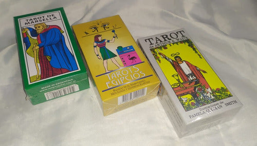 Kit Tarot Mazo Waite O Marsella O Egipcios, Ed.joker + Paño 2