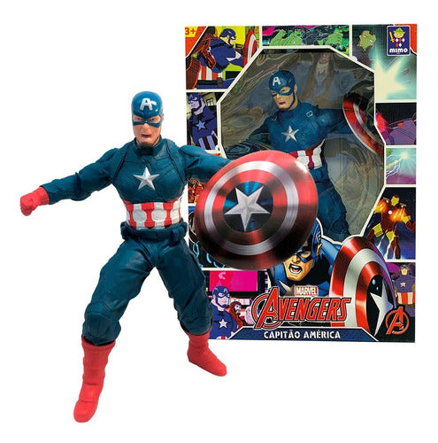 Ditoys Captain America Giant Articulated Doll 50 Cm for Kids 0