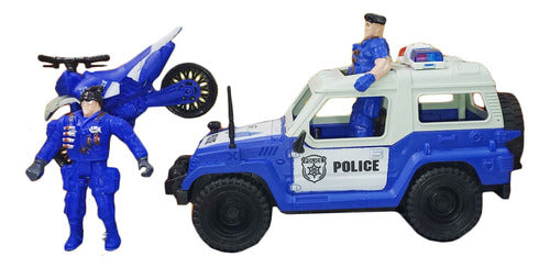 Rescue Squadron Jeep + Bike + Figures + Accessories Ploppy.6 140052 0