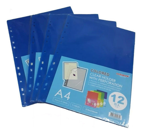 Databank A4 L-Shaped Folder in Blue Pack of 12 Units 0