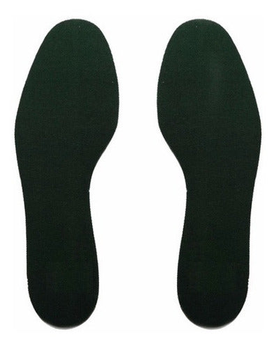 KAOSIMPORT Black Towel Insoles (Sizes 35 to 45) for Men / Women 5