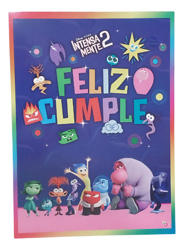 Afiche Feliz Cumple Intensamente 2 X 1 U 0