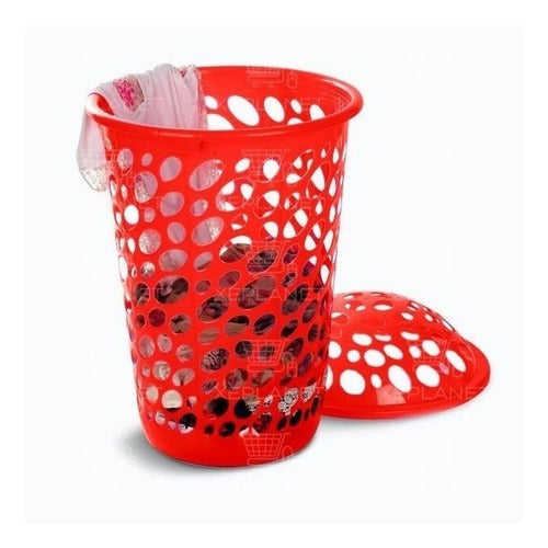 Colombraro Plastic Laundry Hamper Basket Pack of 6 7