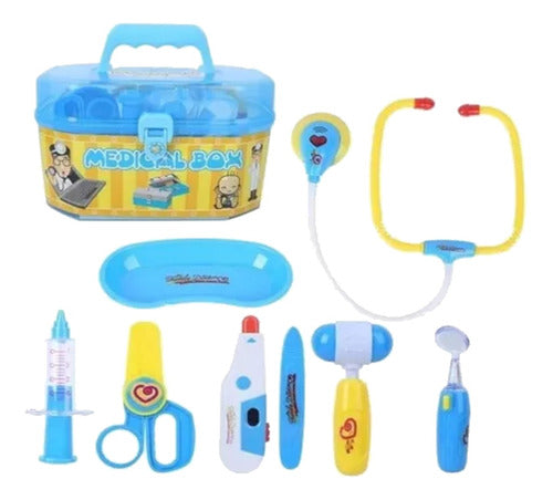 Medical Box Doctor Set Children's Medical Kit with Accessories Suitcase 4