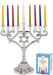 Hanukkah Menorah Diseño Tradicional Con Estrella De David Al 2