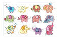 Elephant Design Embroidery Machine Applique Matrices Set 0