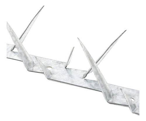 Pinchos 1.25 Safety Spikes Rigid for Wall Galvanized Steel 0