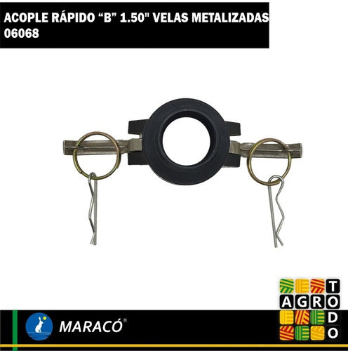 Maraco Acople Rápido B Hembra - Rosca Macho 1-1/4'' 06068 1