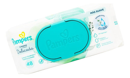 Pampers Kit X3 Toallitas Húmedas Limpieza Delicada Bebés 6c 2