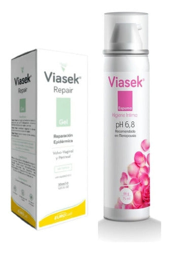 Eurolab Viasek Repair Gel + Hygiene Foam Combo 6.8 0