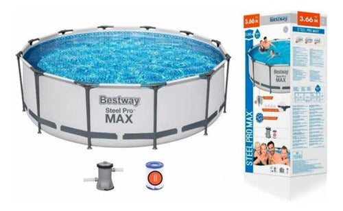 Bestway Piscina Estructural Redonda 3.66mx1m/9150l 0