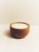 Mevak.deco Aromatic Soy Candle in Wooden Bowl Ø 8cm 1