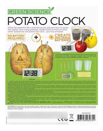 4M Potato Clock Renewable Energy ELG FM275 2