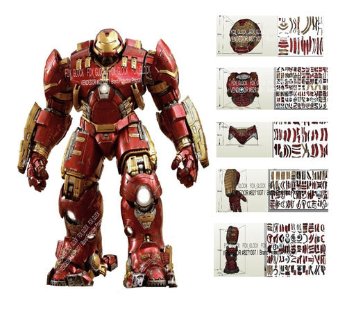 Real Scale Hulkbuster Suit Papercraft Model 0