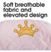 Boppy Pink Royal Princess Changing Pad Cover 2