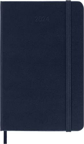 Moleskine 2024 Weekly Planner 12m Hard Cover Blue 1