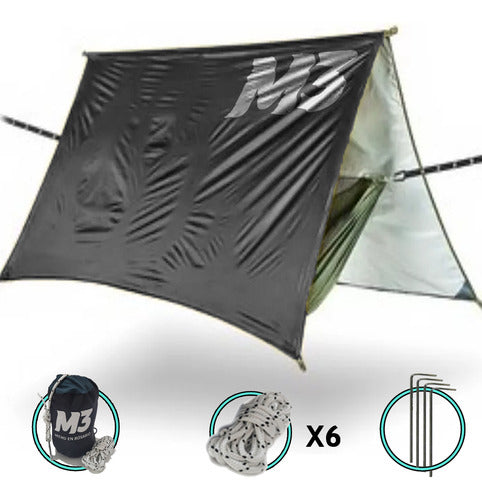 M3® Tarp Overhang for Hammock Tent 3x3 - Official Store 15