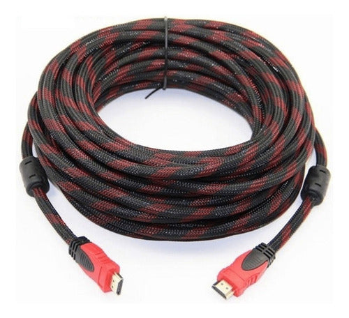 ZG Cable Hdmi Full Hd 20 Metros Reforzado Mallado 0