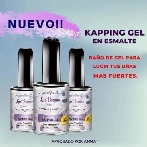 Las Varano UV Gel Kapping Leveling and Strengthening Crystal Gel 1