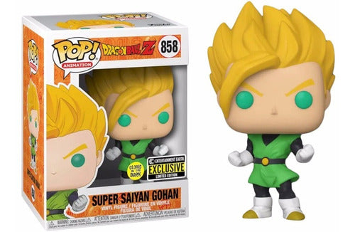 Funko Pop Dragon Ball Z Super Saiyan Gohan Glows Exclusive 0