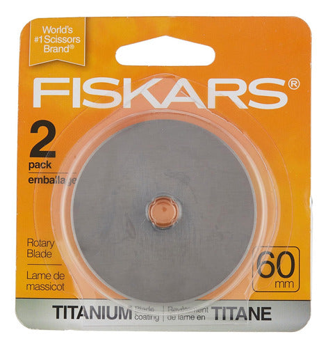 Fiskars Rotary Cutting Tool, 6 Cm, Pack of 2 0