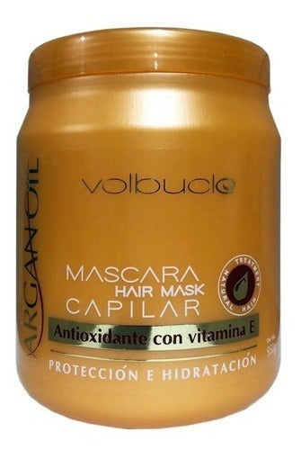 Volbucle Shampoo X420ml Y Mascara Capilar X950grs Argan Oil 1