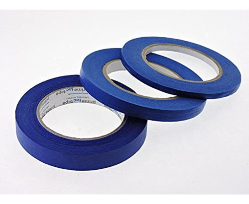 Veho 1/4 1/2 3/4 X 60 Yd Variety Pack Blue Painter's Tape 0