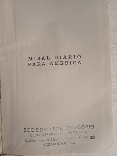 Misal 1946 Diario Para América 7