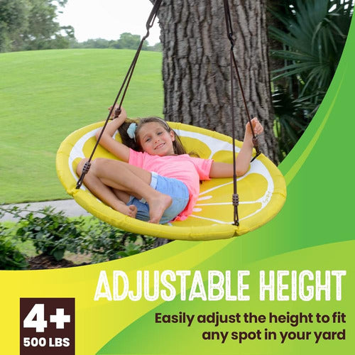 Swurfer Slice Tree Swing, Saucer Swing Tree Swing for Kids 1