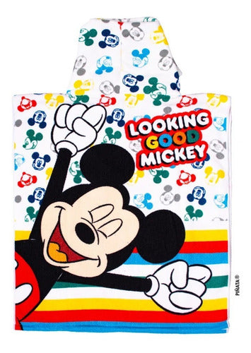 Piñata Poncho Toalla Toallon Microfibra Piñata Mickey Mouse Disney 1