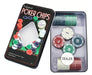 Set Poker 100 Fichas Profesional Casino Estuche Metal 0