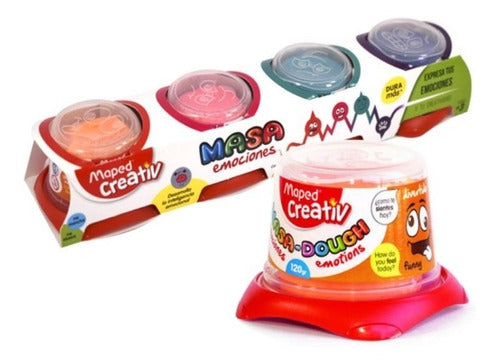 Maped Creativ X4 Classic Colors Play-Doh Emotions Set 2