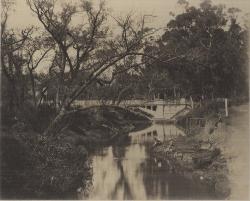 Montevideo Antiguo Puente Del Prado Año 1910- Lámina 45x30cm 1